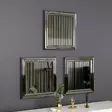 Spegelset Hanah Home Otto Silver MDF 40x40x3 cm - Speglar - 8683743822874 - 2
