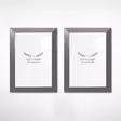 Fotoram Aberto Design 2IGFC1026_1318 Silver Plast 13x18 cm - Tavlor och ramar - 8683743537884 - 3