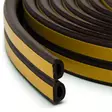 Ikkunatiiviste 24 m D-profiili ruskea Mag-Pro - Itseliimautuva EPDM-tiivistenauha ikkunoihin ja oviin (2-5,5 mm raoille) - Fönster- och dörrtätningar - 6418536038994 - 1