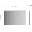 Innosanit 80x120 cm badrum LED-spotlight med anti-fog-funktion - Badrumsmöbler - 6438014428024 - 5