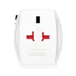Innovativ 2-polig världsomspännande reseadapter med integrerad dubbel USB-laddare (1x USB C & 1 x USB) - Reseadaptrar - 7640326820864 - 46