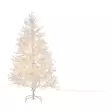 Joulukuusi valkoinen 150 cm 160LED Finnlumor - Valmiiksi valaistu valkoinen koristekuusi kauko-ohjaimella, IP44 sisä- ja ulkokäyttöön - Julgranar - 6410416508634 - 3