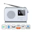 Bärbar DAB+ FM-radio med Bluetooth® 2,4" TFT-display Vit - Radioapparater - 8711902077534 - 1