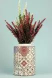 Dekorativ Kruka Aberto Design YL730 Flerfärgad Keramik 12x17 cm - Hängande blomkrukor och vaser - 8684283435784 - 2