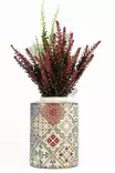 Dekorativ Kruka Aberto Design YL730 Flerfärgad Keramik 12x17 cm - Hängande blomkrukor och vaser - 8684283435784 - 1