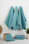 Kökshandduk Set Hermia Eloise Petrol Bomull Polyester 6 Delar - Kökstextilier - 8684283207664 - 1