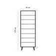 Skoskåp Hanah Home Vegas B 942 Vit Spånskiva 50x135x38 cm - Skoskåp - 8684282305064 - 6