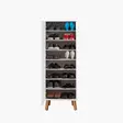 Skoskåp Hanah Home Vegas B 942 Vit Spånskiva 50x135x38 cm - Skoskåp - 8684282305064 - 4