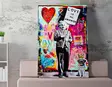 Canvastavla Wallxpert Flerfärgad Bomull/Polyester 50x70 cm - Tavlor och ramar - 8684282684824 - 2