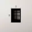Glastavla Wallity Flerfärgad Glas 70x100 cm - Tavlor och ramar - 8683743268634 - 6