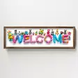 Inramad MDF-tavla Wallity Flerfärgad MDF 19x70 cm - Tavlor och ramar - 8684282615644 - 1
