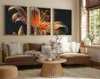 Inramad MDF-tavla Wallity Flerfärgad MDF 50x70 cm 3 Delar - Tavlor och ramar - 8684282341284 - 1