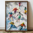 Inramad MDF-tavla Wallxpert Flerfärgad MDF 50x70 cm - Tavlor och ramar - 8684282631064 - 2