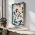 Inramad MDF-tavla Wallxpert Flerfärgad MDF 50x70 cm - Tavlor och ramar - 8684282631064 - 3