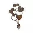 Väggdekor Metall Wallity Rusty Heart Antiquation Metall 35x21 cm - Dekorationer, prydnadsföremål - 8684282644774 - 1