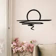 Väggdekor Metall Wallity Sparkle Svart Metall 70x41 cm - Dekorationer, prydnadsföremål - 8683742940074 - 2