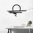Väggdekor Metall Wallity Sparkle Svart Metall 70x41 cm - Dekorationer, prydnadsföremål - 8683742940074 - 4