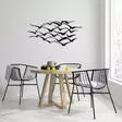 Väggdekor Metall Wallity Herd Of Birds Svart Metall 120x55 cm - Dekorationer, prydnadsföremål - 8682870853744 - 3