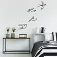 Väggdekor Metall Wallity Hope Svart Metall 30x26 cm 4 Delar - Dekorationer, prydnadsföremål - 8683742939924 - 5