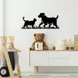 Väggdekor Metall Wallity Best Friends Svart Metall 27x70 cm - Dekorationer, prydnadsföremål - 8683743438884 - 4