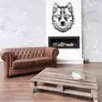 Väggdekor Metall Wallity Wolf Svart Metall 38x50 cm - Dekorationer, prydnadsföremål - 8681875050004 - 5