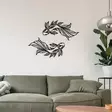 Väggdekor Metall Wallity Verano Svart Metall 65x94 cm - Dekorationer, prydnadsföremål - 8684283349784 - 3