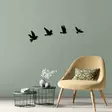 Väggdekor Metall Wallity Pigeons Svart Metall 18x20 cm 15x16 cm 12x15 cm 13x15 cm 4 Delar - Dekorationer, prydnadsföremål - 8683342941044 - 2