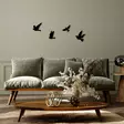 Väggdekor Metall Wallity Pigeons Svart Metall 18x20 cm 15x16 cm 12x15 cm 13x15 cm 4 Delar - Dekorationer, prydnadsföremål - 8683342941044 - 3