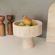 Skål, beige, 20 cm, 17 cm, elegant, hållbar, mångsidig - Serveringsfat - 8684283056224 - 2