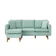 Hörnsoffa Atelier del Sofa Sofia Havsgrön Tyg 215x145x91 cm - Soffor - 8681875597684 - 1