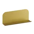 Vägghylla Hanah Home Long Pouch Guld Metall 55x23x12 cm - Vägghyllor - 8684282836094 - 5