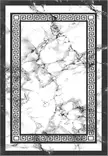 Badrumsmatta Set Mijölnir Flerfärgad 100% Polyester Halkfri Antibakteriell 40x60 cm & 60x100 cm - Badrumsmattor och våtrumsmattor - 8684283193684 - 3