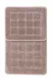 Badrumsmatta Set Mijölnir Mink 100% Polypropylen Halkfri 50x80 cm & 40x50 cm - Badrumsmattor och våtrumsmattor - 8684283557684 - 6