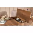 Matbord Hanah Home Vina 0900 Valnöt Spånskiva 130x77x80 cm - Matbord - 8682870774094 - 3