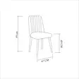 Matbord Hanah Home Santiago Atlantic Grey Furu Spånskiva 120x77x75 cm - Matbord - 8683342722094 - 14