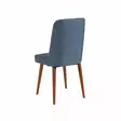 Matbord Hanah Home Vina 1048 Valnöt Mörkblå Spånskiva 129x75x80 cm - Matbord - 8683742500124 - 12