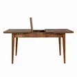 Matbord Hanah Home Vina 1048 Valnöt Mörkblå Spånskiva 129x75x80 cm - Matbord - 8683742500124 - 7