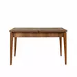 Matbord Hanah Home Vina 1048 Valnöt Mörkblå Spånskiva 129x75x80 cm - Matbord - 8683742500124 - 5