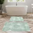 Luxus badrumsmatteset (2 st), flerfärgat, 50 x 60 cm, 60 x 100 cm, mjukt, halkfritt, antibakteriellt - Badrumsmattor och våtrumsmattor - 8683342420464 - 2