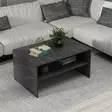 Soffbord Hanah Home Apollon Svart Marmormönster Spånskiva 90x46,8x45 cm - Soffbord - 8684282905554 - 2