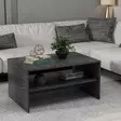 Soffbord Hanah Home Apollon Svart Marmormönster Spånskiva 90x46,8x45 cm - Soffbord - 8684282905554 - 4
