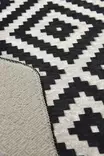 Matta Conceptum Hypnose Black White Flerfärgad Polyester 160x230 cm - Stora och medelstora mattor - 8681875669084 - 2