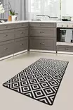 Matta Conceptum Hypnose Black White Flerfärgad Polyester 160x230 cm - Stora och medelstora mattor - 8681875669084 - 1