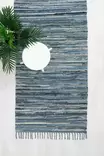Ragmatta Farsku 80x200 cm i denimtyg, 4Living, handtvätt 30° - Små mattor och gångmattor - 6410416429014 - 2