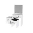 Sminkbord Hanah Home Nice Vit Spånskiva 65x139x35 cm - Toalettbord - 8681181622124 - 6