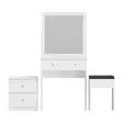 Sminkbord Hanah Home Nice Vit Spånskiva 65x139x35 cm - Toalettbord - 8681181622124 - 1