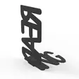 Bokstöd Hanah Home Reading Svart Metall 19x11x12,5 cm - Bokhyllor - 8681181991824 - 1