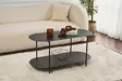 Soffbord Hanah Home Shb014 Svart Metall 100x45x51 cm - Soffbord - 8684283715114 - 3