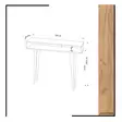 Sideboard Hanah Home Ottoke Ek Spånskiva 100x83,6x30 cm - Sidobord och extrabord - 8681875126884 - 4
