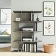 Bokhylla Hanah Home Harmon Antracit Spånskiva 90x25x127,4 cm - Bokhyllor - 8683342216524 - 2